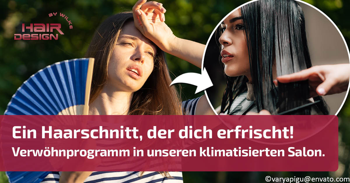 Entspannung im klimatisierten Friseursalon