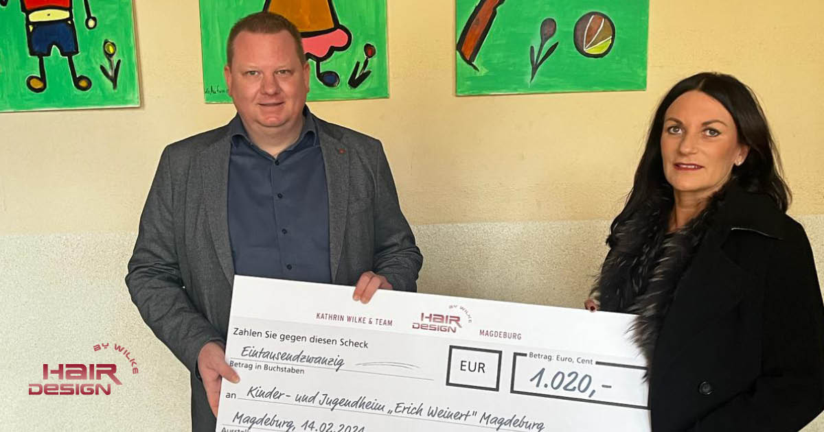 Spendenübergabe Kinderheim Magdeburg