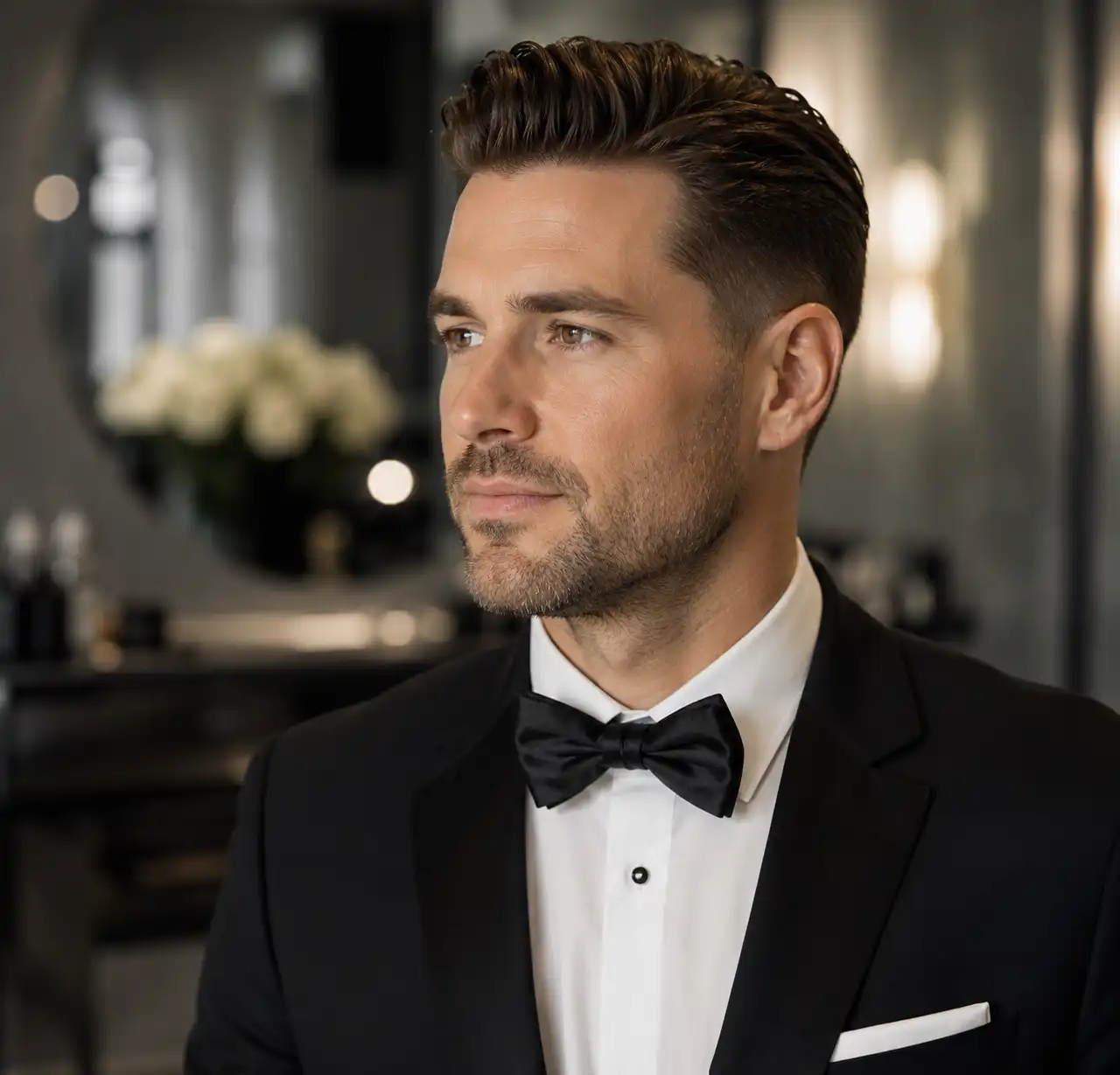 Salon Hair Design by Wilke - Friseursalon in Magdeburg - Unsere Leistungen auf einen Blick: Individuelle Beratung und Frisurenplanung Hochzeitsfrisuren für Braut und Hochzeitsgäste Elegante Hochsteck- und Steckfrisuren Romantische Wellen und Lockenstylings Moderne Flechtfrisuren und individuelle Details Festliches Styling für Damen und Herren